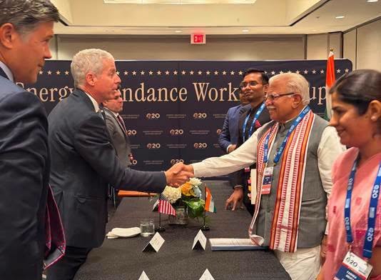 G20 ऊर्जा बैठक में भारत ने सुरक्षित और किफायती ऊर्जा व्यवस्था पर दिया जोर