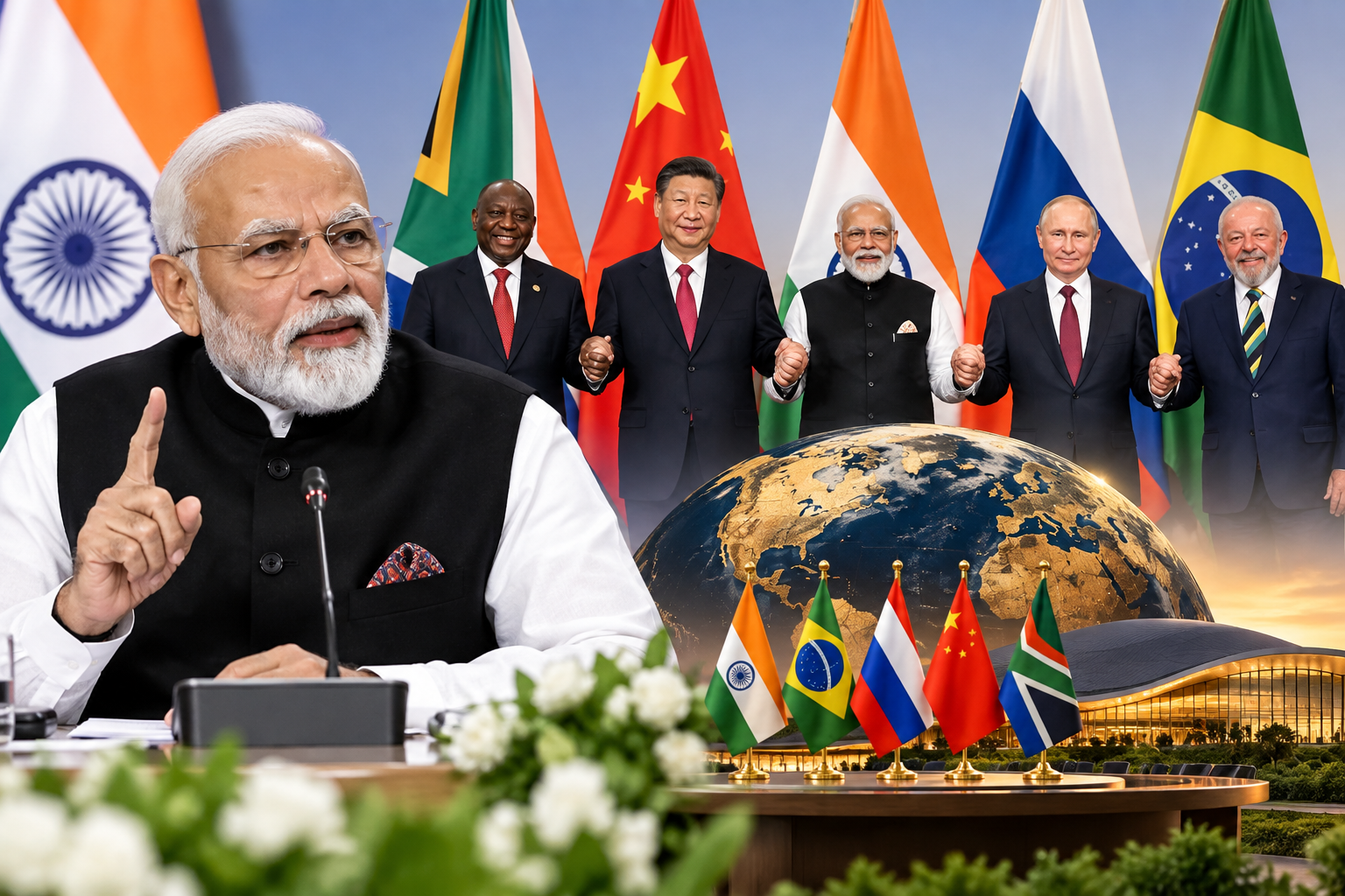 BRICS सम्मेलन में भारत का बड़ा कूटनीतिक संदेश, नई दिल्ली घोषणा पर बनी सहमति